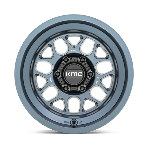 KMC Terra 17x8.5 Metallic Blue wheel