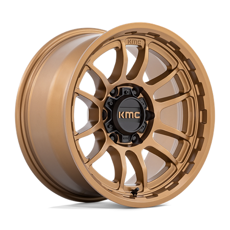KMC Wrath 17x8.5 Matte Bronze wheel