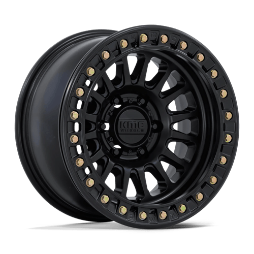 KMC Impact Beadlock 17x9 Matte Black wheel