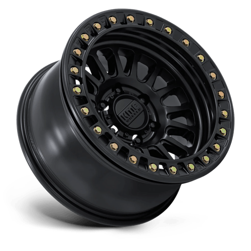 KMC Impact Beadlock 17x9 Matte Black wheel