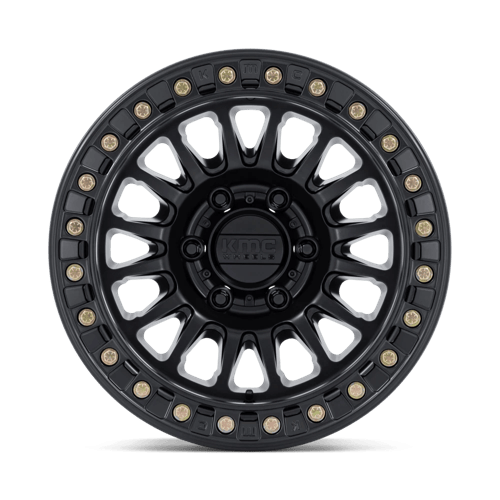 KMC Impact Beadlock 17x9 Matte Black wheel