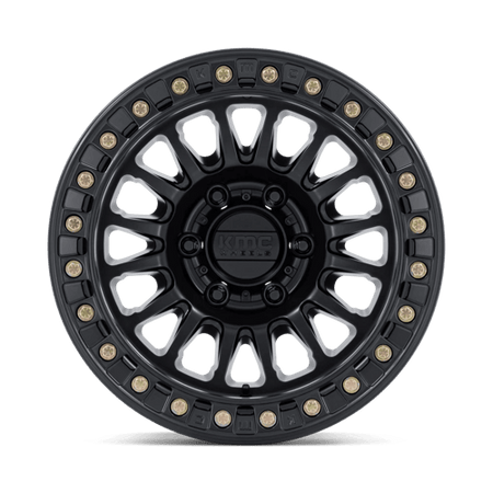KMC Impact Beadlock 17x9 Matte Black wheel
