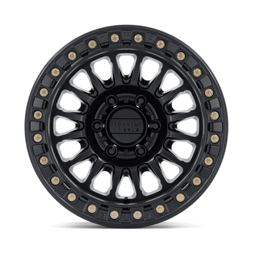 KMC Impact Beadlock 17x9 Matte Black wheel