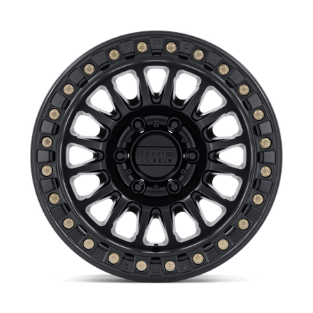 KMC Impact Beadlock 17x9 Matte Black wheel