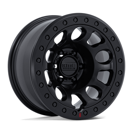 KMC E25 Beadlock 17x9 Blackout wheel