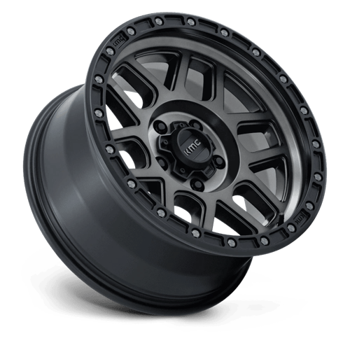 KMC Mesa 20x9 Satin Black W/ Gray Tint wheel