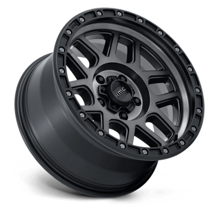 KMC Mesa 20x9 Satin Black W/ Gray Tint wheel