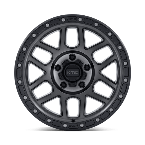KMC Mesa 18x9 Satin Black W/ Gray Tint wheel