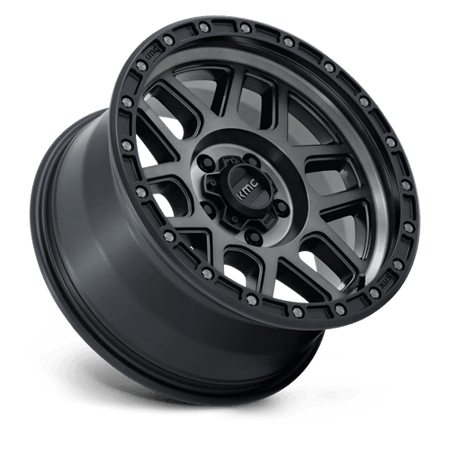 KMC Mesa 20x9 Satin Black W/ Gray Tint wheel