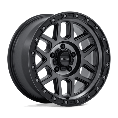 KMC Mesa 20x9 Satin Black W/ Gray Tint wheel