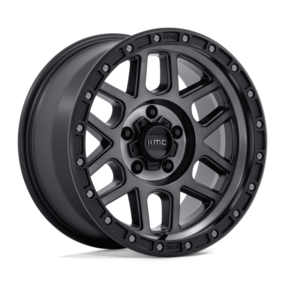 KMC Mesa 20x9 Satin Black W/ Gray Tint wheel