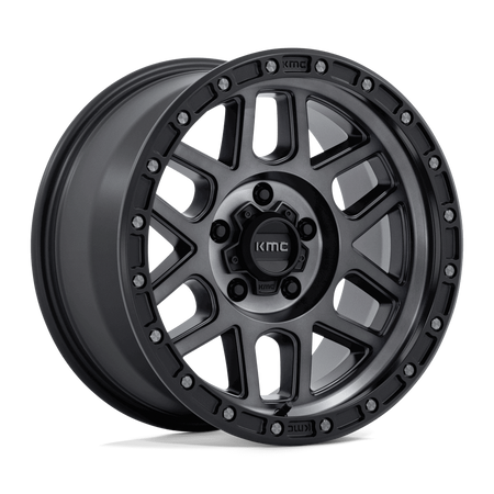 KMC Mesa 20x9 Satin Black W/ Gray Tint wheel