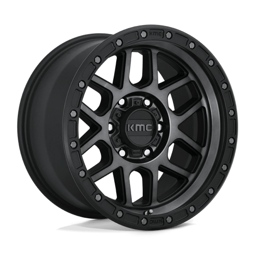 KMC Mesa 20x9 Satin Black W/ Gray Tint wheel