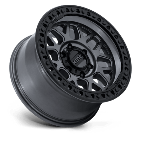 KMC Grs 17x9 Gloss Gunmetal W/ Gloss Black wheel