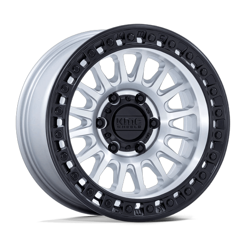 KMC Ims 18x9 Machined W/ Matte Black Lip wheel