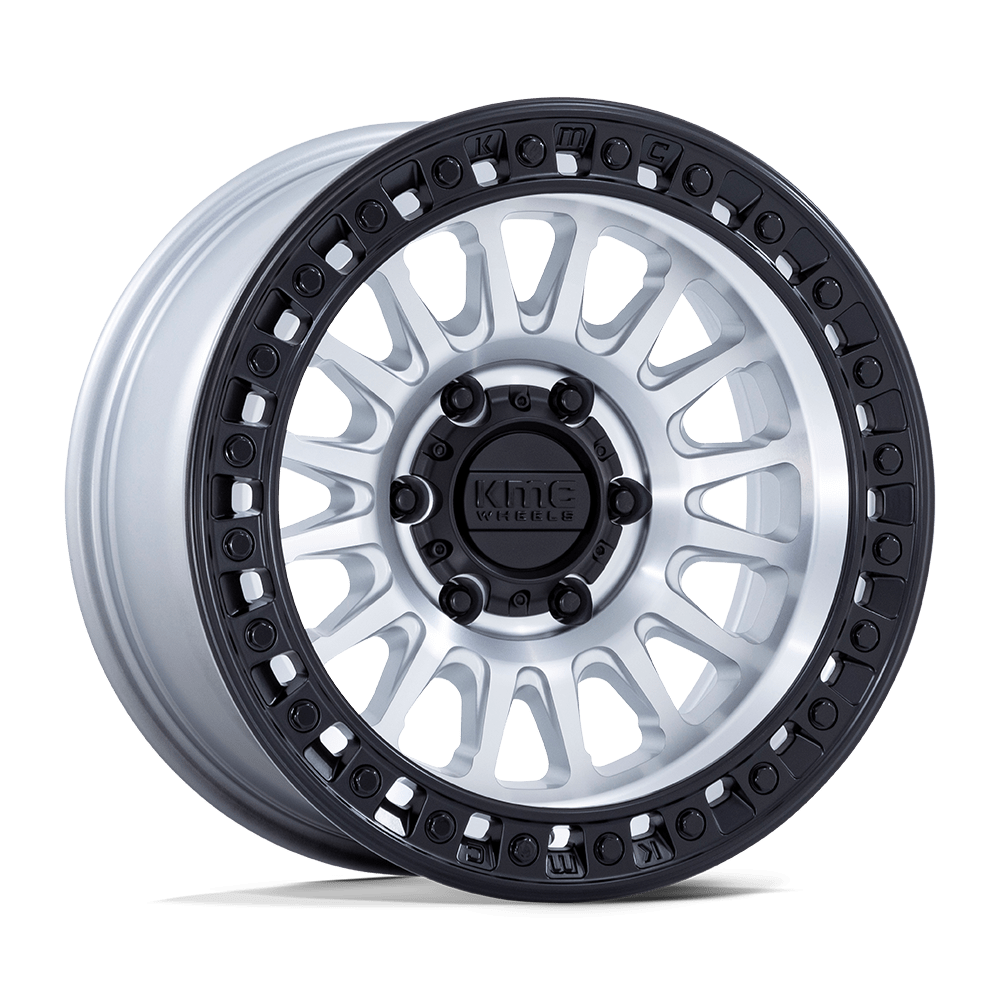 KMC Ims 18x9 Machined W/ Matte Black Lip wheel