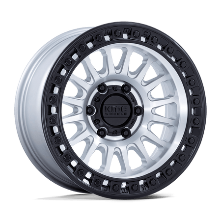 KMC Ims 18x9 Machined W/ Matte Black Lip wheel