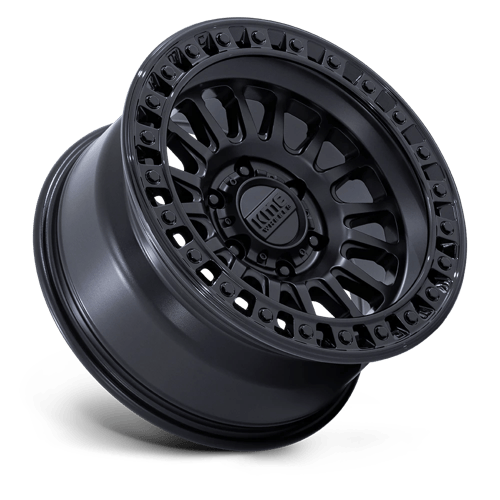 KMC Ims 20x9 Matte Black W/ Gloss Black Lip wheel