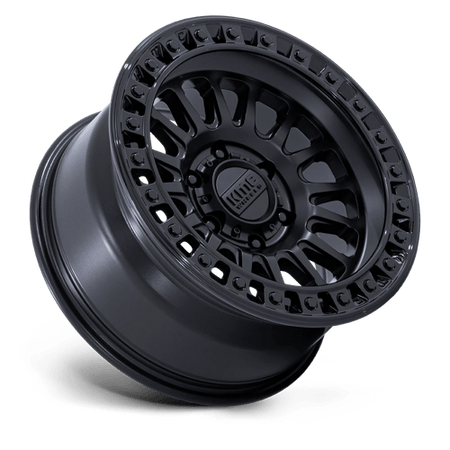 KMC Ims 20x9 Matte Black W/ Gloss Black Lip wheel