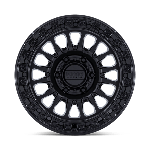 KMC Ims 17x8.5 Matte Black W/ Gloss Black Lip wheel
