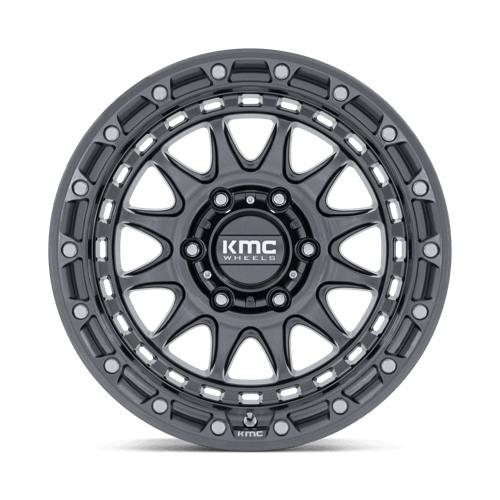 KMC Crux 17x8.5 Gloss Gunmetal wheel