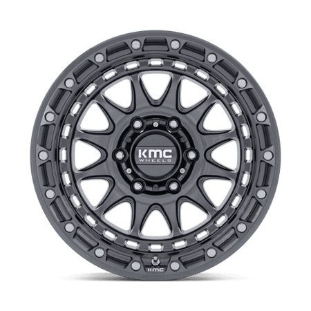 KMC Crux 17x8.5 Gloss Gunmetal wheel
