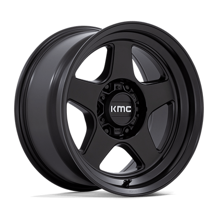 KMC Lobo 17x8.5 Matte Black wheel