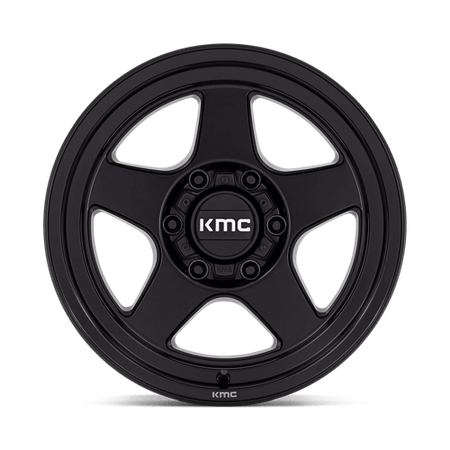 KMC Lobo 17x8.5 Matte Black wheel