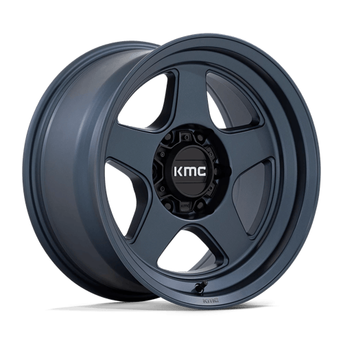 KMC Lobo 17x8.5 Metallic Blue wheel