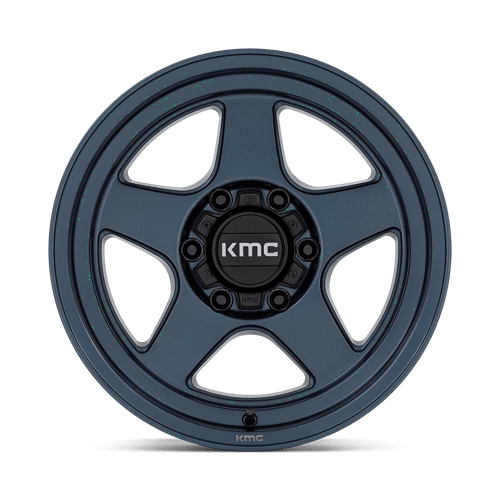 KMC Lobo 17x8.5 Metallic Blue wheel