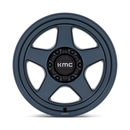 KMC Lobo 17x8.5 Metallic Blue wheel