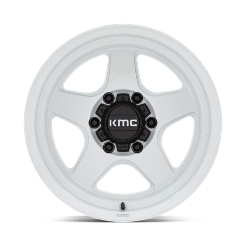 KMC Lobo 17x9 Gloss White wheel
