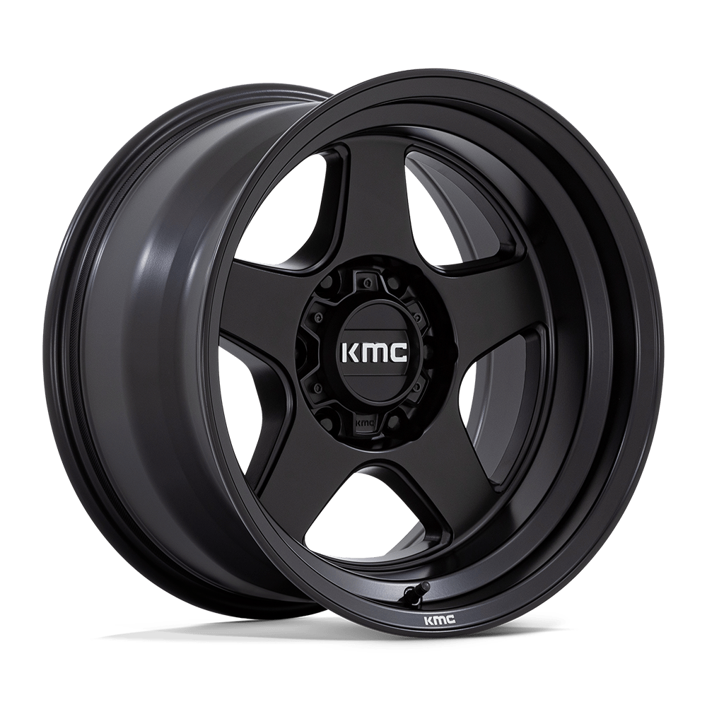 KMC Lobo 17x8.5 Matte Black wheel