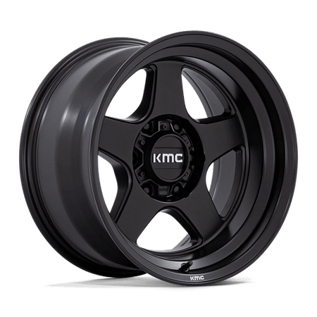 KMC Lobo 17x8.5 Matte Black wheel