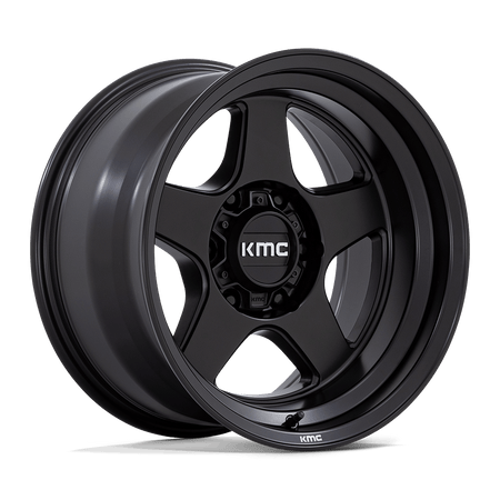 KMC Lobo 17x8.5 Matte Black wheel