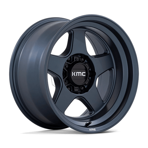 KMC Lobo 17x8.5 Metallic Blue wheel