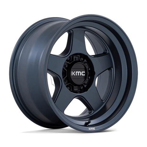 KMC Lobo 17x8.5 Metallic Blue wheel