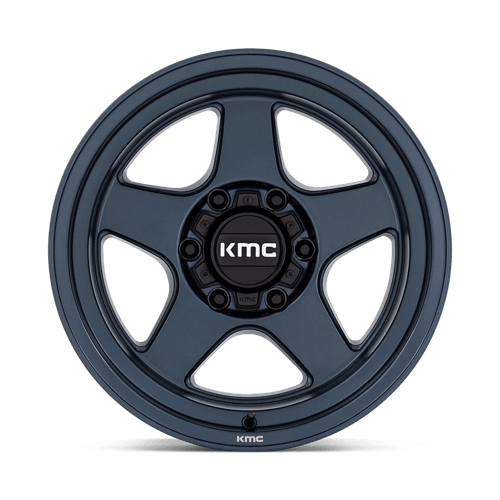 KMC Lobo 17x8.5 Metallic Blue wheel