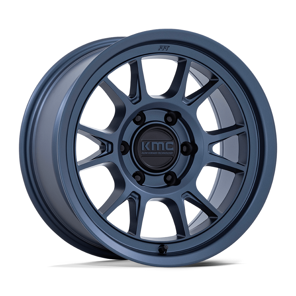 KMC Range 17x8.5 Metallic Blue wheel
