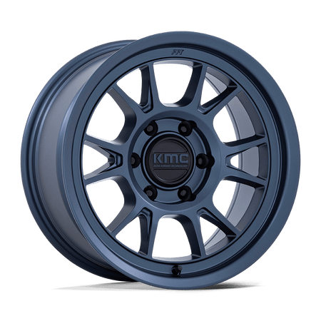 KMC Range 17x8.5 Metallic Blue wheel