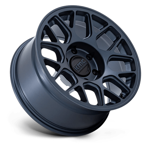 KMC Hatchet 17x8.5 Metallic Blue wheel