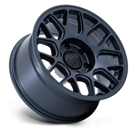 KMC Hatchet 17x8.5 Metallic Blue wheel
