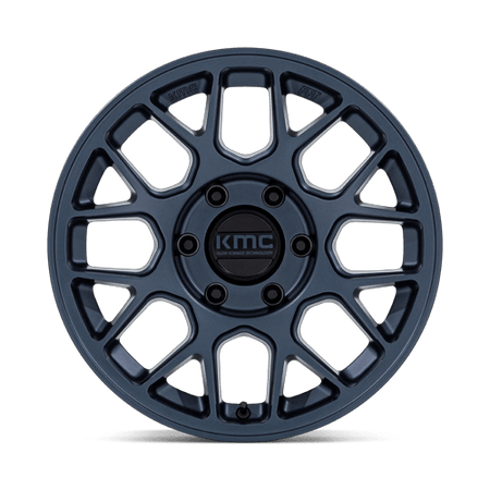 KMC Hatchet 17x8.5 Metallic Blue wheel