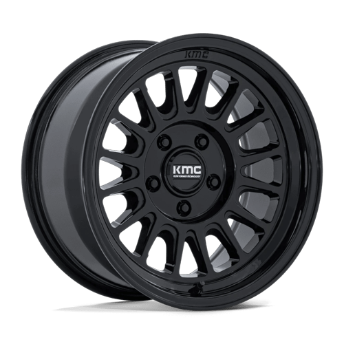 KMC Impact Fft 17x8 Gloss Black wheel