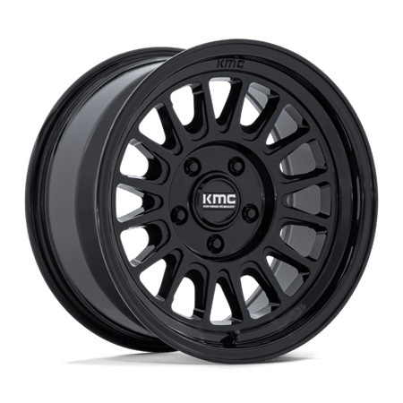 KMC Impact Fft 17x8 Gloss Black wheel