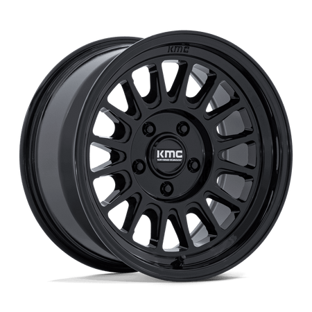 KMC Impact Fft 17x8 Gloss Black wheel