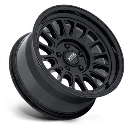 KMC Impact Fft 17x8 Gloss Black wheel