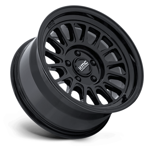 KMC Impact Fft 17x8 Gloss Black wheel
