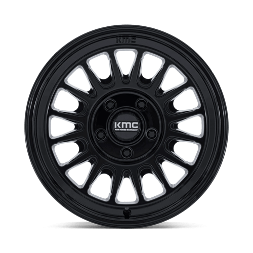 KMC Impact Fft 17x8 Gloss Black wheel