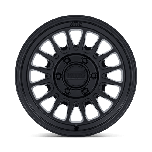 KMC Impact Fft 17x8 Matte Black wheel